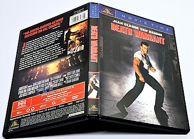 #ad Death Warrant DVD 2001 Jean Claude Van Damme Mint Disc $12.99
