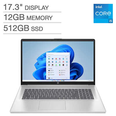 #ad 2023 HP 17 cn3053cl 17.3quot; IPS FHD Laptop Intel Core i5 1335U 12GB 512GB SSD W11 $379.00