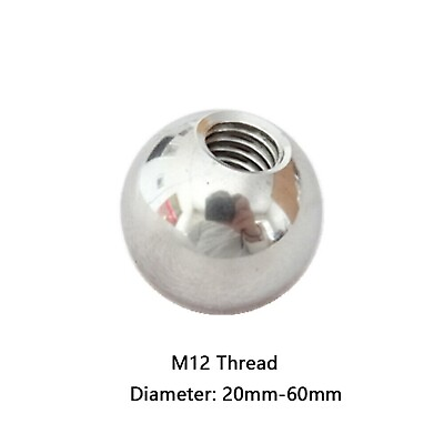 #ad 20mm 22mm 25mm 28mm 60mm Stainless Steel Ball With M12 Female Threaded Bearings $284.62