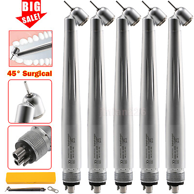 #ad 5 NSK PANA MAX Type Dental Surgical Handpiece 45 Degree High Speed Turbine 4H M4 $99.99
