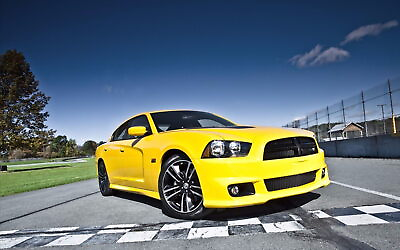#ad 160987 2012 DODGE CHARGER SRT8 SUPER BEE Wall Print Poster $13.95