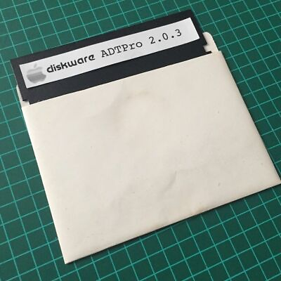 #ad Apple II II IIe IIc ADTPro Disk 5.25 5 1 4 Floppy Serial Transfer Diskette $25.00