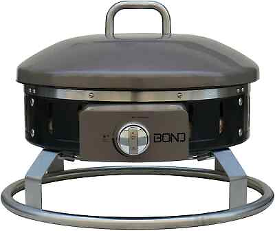 #ad Bond Platinum Portable Gas Fire Pit 65000 BTUs with Stones Gas Hose Tank Seat $179.99