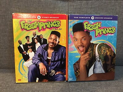 #ad The Fresh Prince of Bel Air Seasons 1 2 One amp; Two DVD Sets TV Show Will Smith $4.99