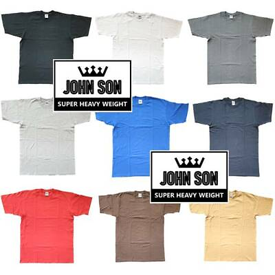 #ad Plain Tall T shirts Round Neck JOHN SON Super Heavy Weight L 7XL Big Size Single $11.95