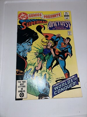 #ad Dc Comic Super man And Amethyst Princess #63 $22.00