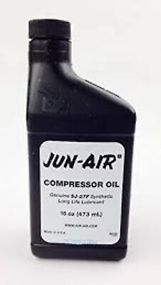 Genuine SJ 27F Synthetic Oil for Jun Air Silent Compressors $49.99