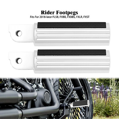 #ad Non Slip Defiance Front Rider Footpegs Footrests Fit For Harley Softail 2018 23 $47.49
