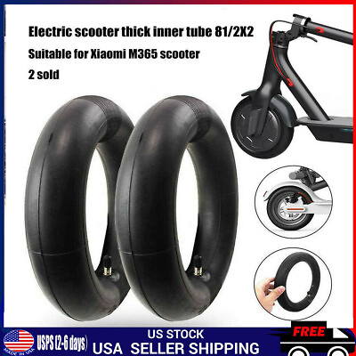 #ad 2Pcs 8.5 Inch Thick Tyre Inner Tube 8 1 2 X 2 For Mijia M365 Electric Scooter $9.99