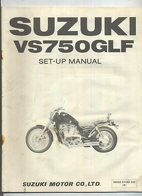 #ad Suzuki 750 Intruder 1985 on Factory PDI Set Up Manual VR51 VS 750 GL EZ19 GBP 9.99