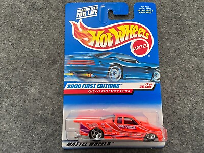 #ad Chevy Pro Stock Truck 2000 First Editions Hot Wheels $1.99