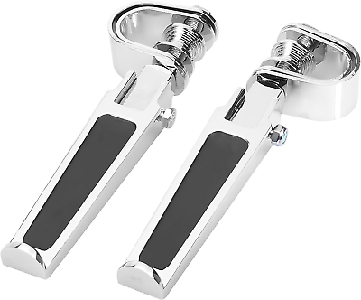 #ad 1 Pair Universal Aluminum Alloy 360 Degrees Motorcycle Foot Pegs Foot Rest Highw $42.99