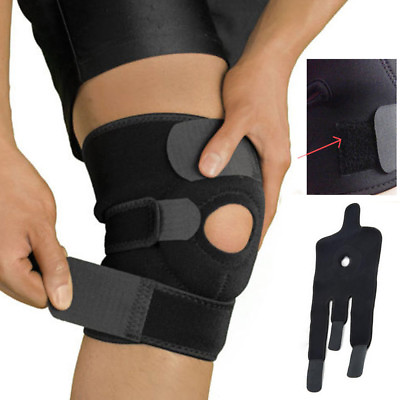 #ad Wrap Around Knee Brace Support Adjustable Knee Open Patella Compression Brace $6.11
