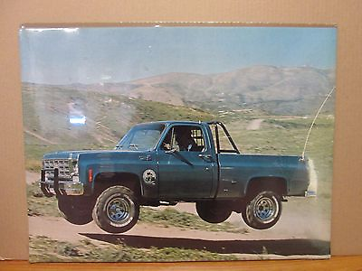 #ad Vintage small Chevy truck jump original off road poster 11222 $39.97