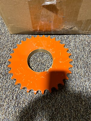 #ad 80 30 USA 0348843 370 0 Orange Sprocket Gear Made in USA 30 Tooth 4quot; Bore $52.93