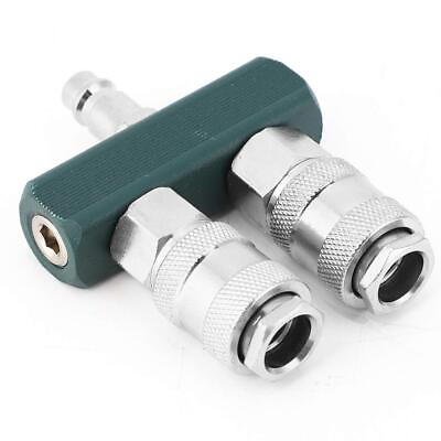 #ad For Compressor Adapter Air compressor connector 2 Way Air Hose Splitter1 4 In... $24.36