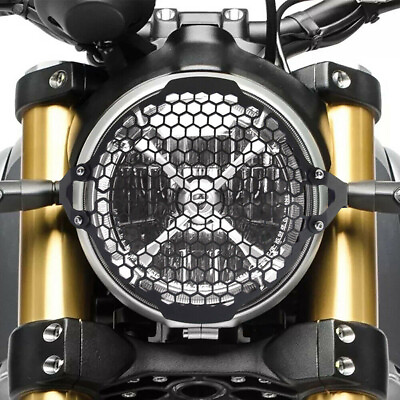 #ad 1 Set Fits Ducati Scrambler 800 2015 2018 Motorcycle Headlight Protection Cover GBP 22.17