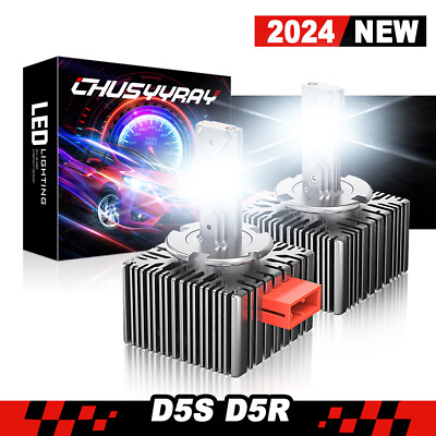 #ad 2X 20000LM D5S D5R LED Headlight Bulbs White 180W Conversion Kit $52.99