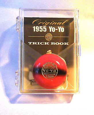 #ad VTG Replica of Original 1955 Duncan Yo Yo Tournament Tops amp; Trick Book Red NEW $19.95