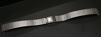 #ad NOS Vintage SEIKO 1970s STL STELUX Ladies Bracelet Watch band 13mm width $29.88