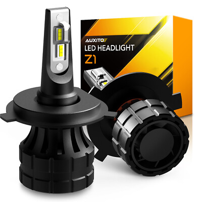 #ad AUXITO H4 9003 LED Bulb High Low Beam Headlight Motorcycle Super Bright White 2X $27.99