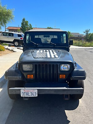 #ad 1995 Jeep Wrangler 4x4 Beautiful Always in California $5350.00