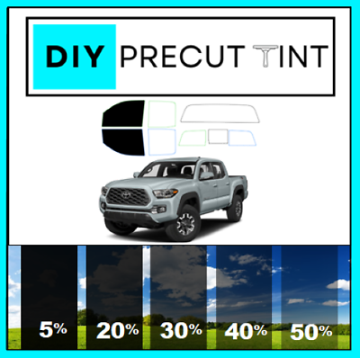 #ad DIY PreCut Window Tint Kit Fits ANY Toyota Tacoma 2015 2023 ANY Shades FRONT TWO $25.99