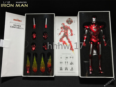 #ad 1 12 Alloy Movable Iron Man MARK 43 MK43 Toy Action Figure Collecte Hot Toys $109.15