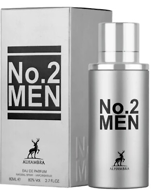 #ad No.2 Men EDP Perfume By Maison Alhambra 100 ML 3.4 oz Made in UAE Free Ship $28.99