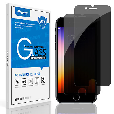 #ad For iPhone 7 8 SE 2nd 3rd Gen. 2020 2022 Anti Spy Privacy Glass Screen Protector $12.95
