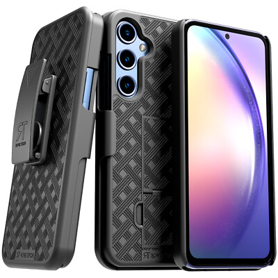 #ad For Galaxy A25 A23 A22 A21 A20 5G Holster Belt Clip Holster Case Combo Cover $16.99