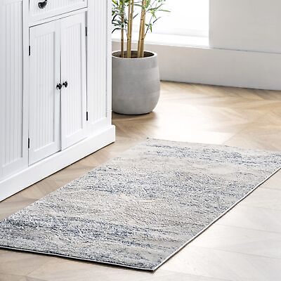 #ad #ad Twilight Tribal Distressed Runner Rug 2#x27; 6quot; x 6#x27; Silver Runner $54.51