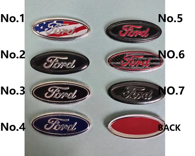 #ad FORD Steering Wheel Emblem Decal Sticker Ecosport F150 Escort GT 58x24mm 2 1 4quot; $11.99