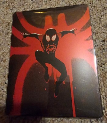 #ad Spider Man: Into The Spider Verse Limited Edition Steelbook BLU RAY DVD $50.00