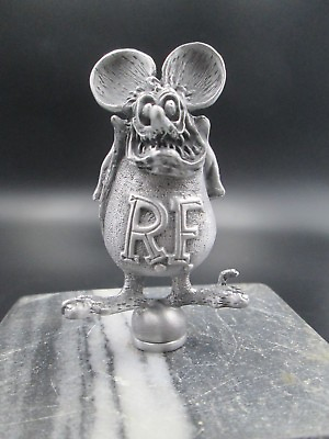 #ad vintage rare rat fink ed roth ratrod hotrod car hood ornament  $43.01