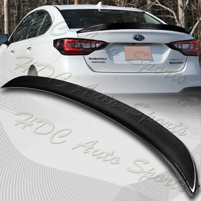#ad For 2015 2020 Subaru Legacy STP Style Real Carbon Fiber Rear Trunk Spoiler Wing $139.99