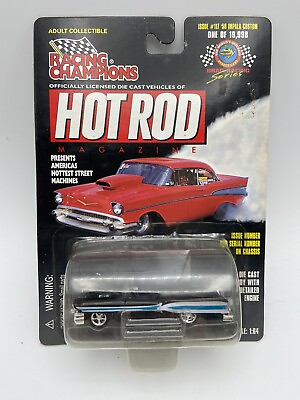#ad Racing Champions Hot Rod Magazine Issue #117 1958 Impala Custom FREE SHIPPING $11.89