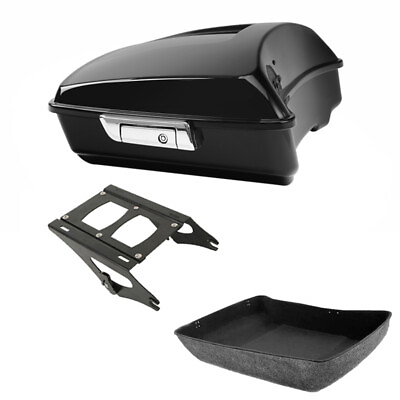 #ad Chopped Pack Trunk Mount Rack Fit For Harley Tour Pak Pack Road Glide 2014 2024 $235.80