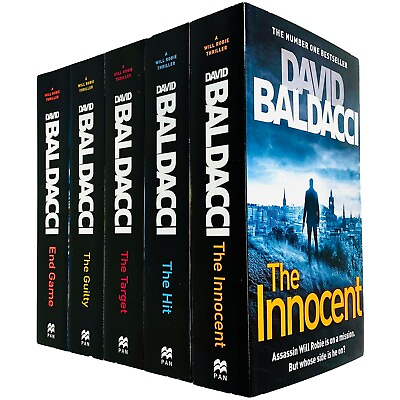 #ad #ad Will Robie Series Complete 5 Books Adult Pack Paperback Set By David Baldacci $44.11