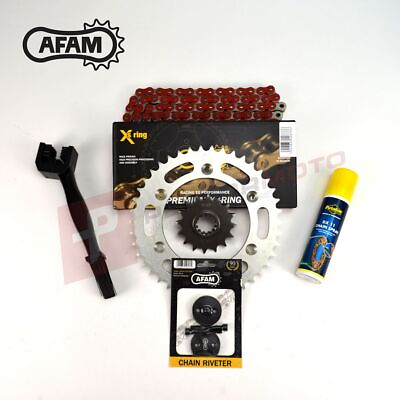 #ad AFAM Recommended Red Chain and Sprocket Kit fits Honda TRX400EX Sportrax 00 04 GBP 108.30