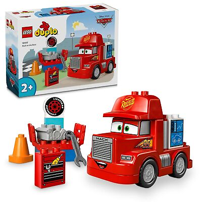 #ad LEGO Duplo Racetrack Mack Toys Present Blocks Infants Baby Boys Girls Children $50.28
