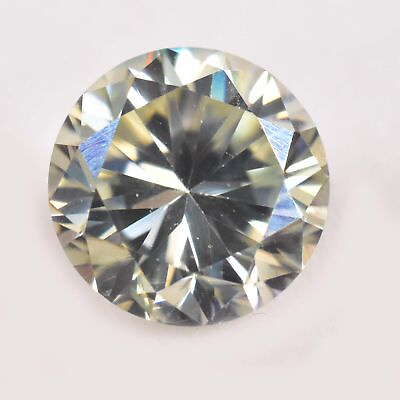 #ad 3.40 Cts Synthetic GH Color Moissanite Round Cut Certified Gemstone $31.84