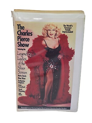 #ad Drag Queen The Charles Pierce Show VHS Tape With Signed Hand Written Letter $89.97