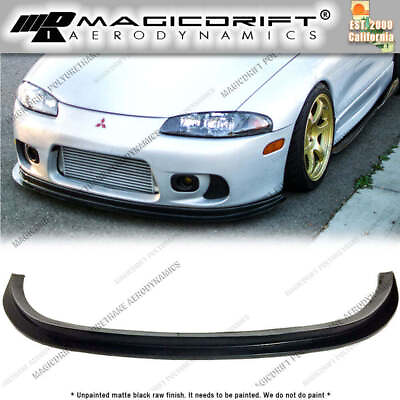 #ad For 97 99 Mitsubishi Eclipse 2G DSM Splitter Style Front Bumper Lip GS GSX GST $124.99