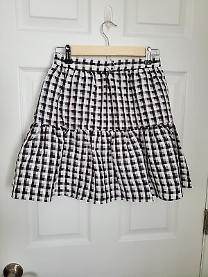 #ad Topshop Gingham Skirt $30.00