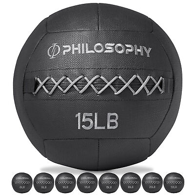 #ad Wall Ball 6 30 LB Soft Shell Weighted Medicine Ball with Non Slip Grip $39.99