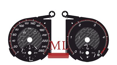 #ad Custom speedometer instrument cluster gauge faceplate for Mercedes Benz W164 $99.00