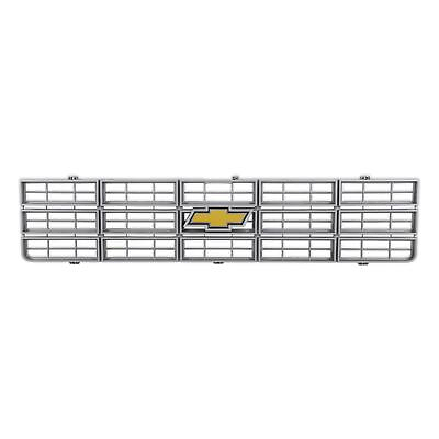 #ad Holley 04 171 Grille W Bowtie Argent Grey 77 79 C K Fits Chevy Truck $241.99