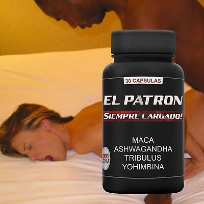 #ad El Patron Herbal Stamina Strength Power Timing Enhancer Supplement For Men $37.69