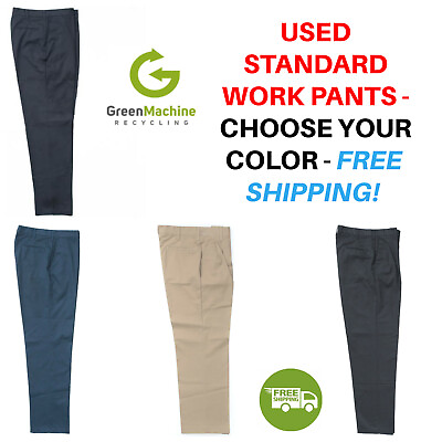 #ad #ad Used Uniform Work Pants Cintas Redkap Unifirst Gamp;K Dickies etc FREE SHIP $14.99